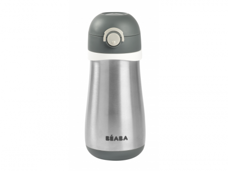 Beaba Hrnek termoizolační nerez 350ml Mineral Grey