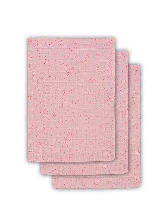 Jollein Žínka 15x21cm (3ks) Mini dots blush pink
