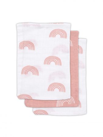 Jollein Žínka 15x21cm (3ks) Rainbow blush pink