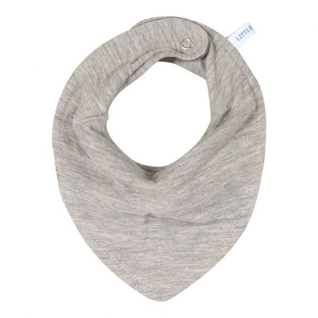 Little Dutch textil Bandana bib - pure grey