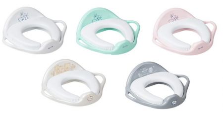 Tega Dětské sedátko na WC měkké králíčci zelená