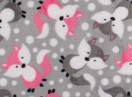 Kaarsgaren Deka Flanel fleece liška 70x100cm