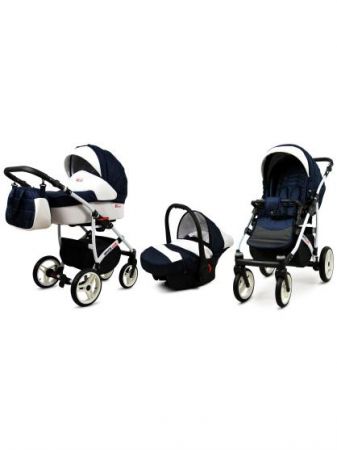 Raf-Pol White Lux STEEL 3v1 NAVY BLUE 2022, A Barva Modrá, A Barva rámu Bílá