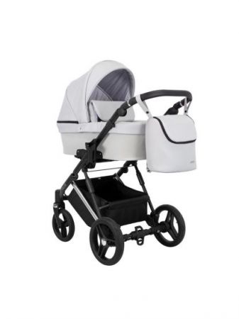 Kunert Lazzio Premium hluboký kočárek LIGHT GREY 2022, A Barva Šedá/stříbrná, A Barva rámu Stříbrná 01
