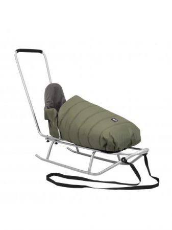 Dětské sáně Kunert Bianco s fusakem KHAKI