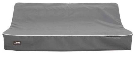Přebalovací podložka dvoustranná Luma 72x44 s PU potahem Dark Grey Barva: šedé