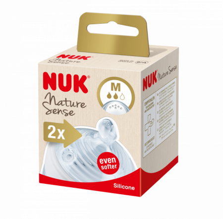 NUK Nature Sense savička Vel. M, 2 ks