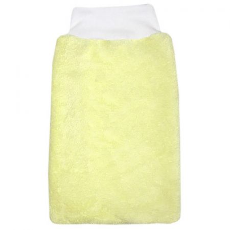 Babyrenka velká žínka pro miminka Polar Fleece s nápletem 25x16 cm Light yellow