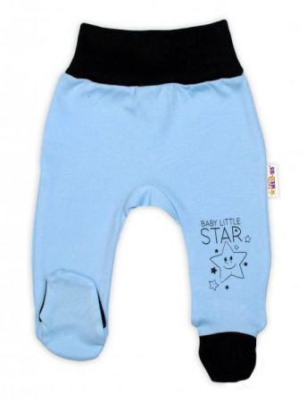 Baby Nellys Kojenecké polodupačky, modré - Baby Little Star, vel. 80, 80 (9-12m)