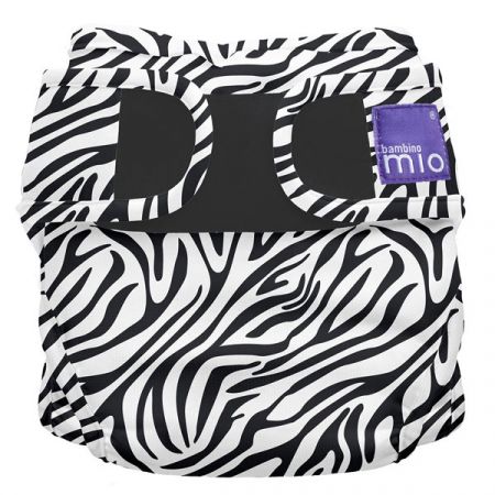 Bambino Mio Miosoft plenkové kalhotky Savanna Stripes 9-15kg Barva: Bílá/Černa