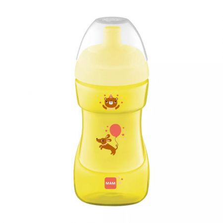 Mam Sports Cup 330 ml - hrnek 12m+ Žlutý