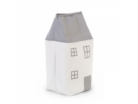 Childhome Box na hračky Dům Grey Off White