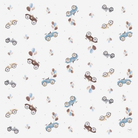 Ceba Less mess mat - ochranná podložka (120x120) Retro Cars