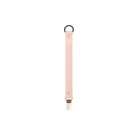 Bjällra of Sweden Klip na dudlík - Pink Faux Leather