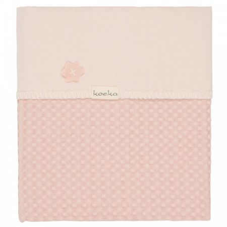 Koeka Deka Antwerp 75x100, waffle/flanel, shadow pink/light shadow pink