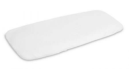 Sensillo Bambusové prostěradlo do kolébky 40x90cm, bílé