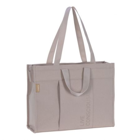 Green Label Tote Up Bag taupe