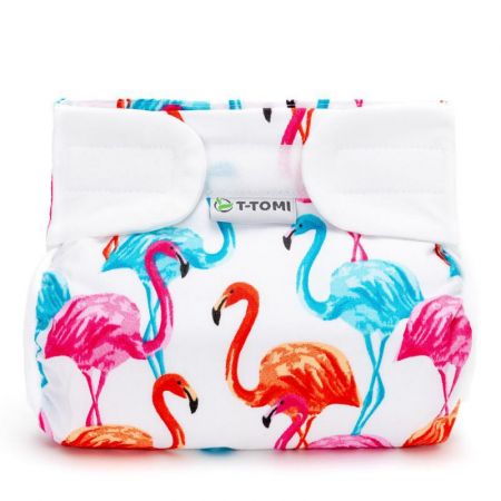 T-tomi Ortopedické abdukční kalhotky suchý zip 3-6kg Flamingo