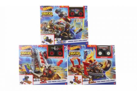 Hot Wheels Monster trucks aréna - závodní výzva herní set HNB87 DS37326014