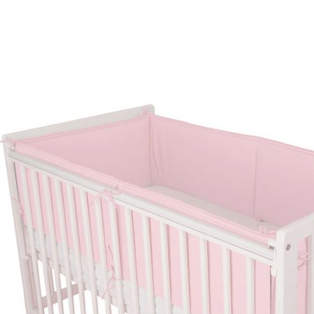 Babyrenka ochranný límec do postýlky 360 cm Uni pink