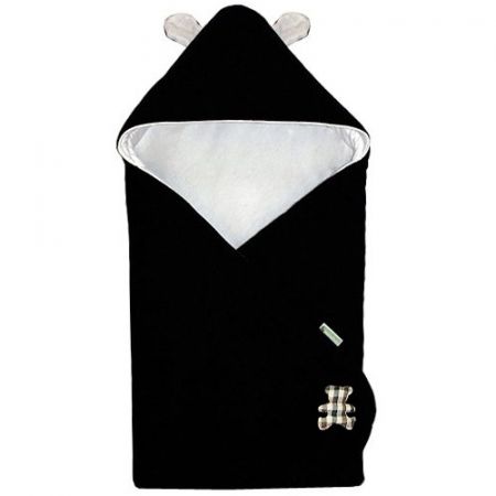 Babyrenka Zavinovačka 85x85 cm s kapucí Uši fleece úplet Panda