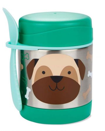 SKIPHOP SKIP HOP Zoo Termoska na jídlo se lžičko/vidličkou Mopslík 325 ml, 3r+