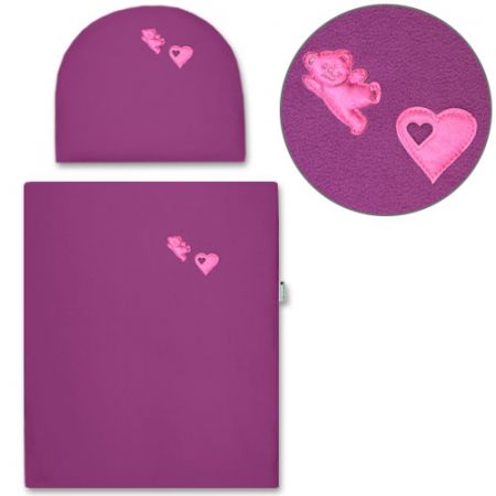 Babyrenka peřinky do kočárku Fleece Berry s výplní