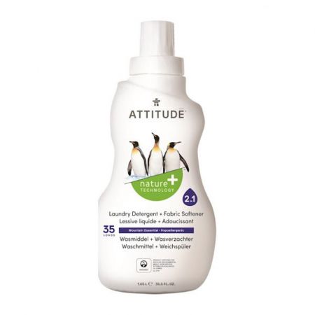 ATTITUDE ATTITUDE Prací gel a aviváž 2v1 s vůní Mountain Essentials 1050 ml (35 dávek)