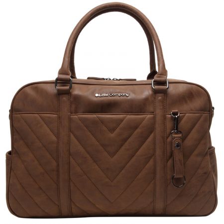 Little Company Přebalovací taška Amsterdam Quilted cognac Prošívaná Barva: hnědé
