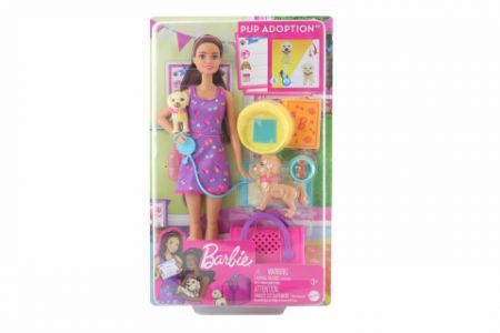 Barbie Panenka s pejsky HKD86 DS53390791