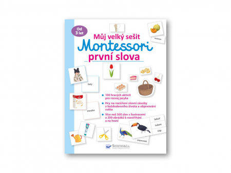 Svojtka Můj velký sešit Montessori první slova