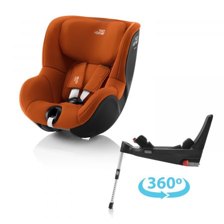 BRITAX RÖMER Dualfix 3 i-size Bundle Flex 5Z Golden Cognac