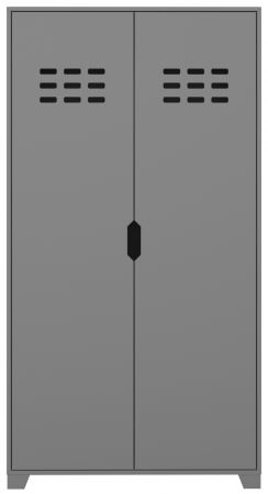 Šatní skříň Loky 101 šedá 90 cm