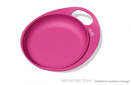 NUVITA Talíře se zvýšeným okrajem 2ks, Pink Varianta: Pink