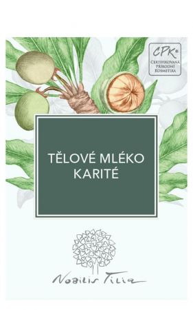 Nobilis Tilia s.r.o. Tělové mléko Karité 3 ml - vzorek sáček Nobilis Tilia