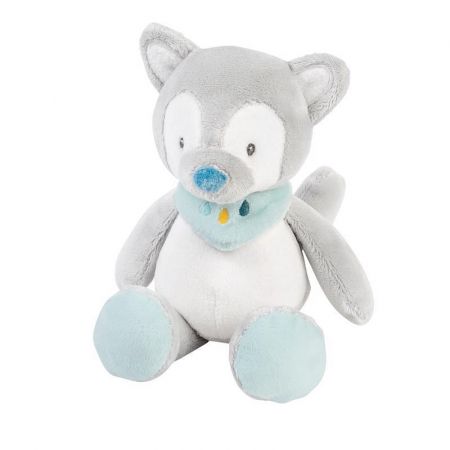 NATTOU Hračka plyšová chrastící vlk Tiloo Tim & Tiloo 18 cm