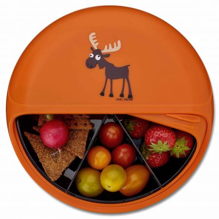 CARL OSCAR Svačinový box Disc Orange