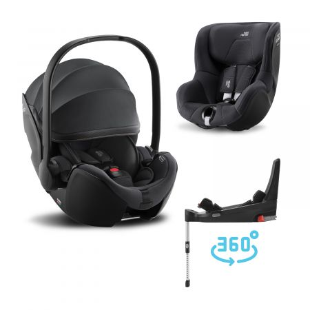 Autosedačka set Baby-Safe 5Z+Flex Base 5Z+Autosedačka Dualfix 3 i-Size, Fossil Grey (Fossil Grey)