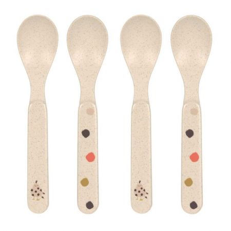 Lässig Spoon Set PP/Cellulose Little Mateys lžičky-Spicy Orange