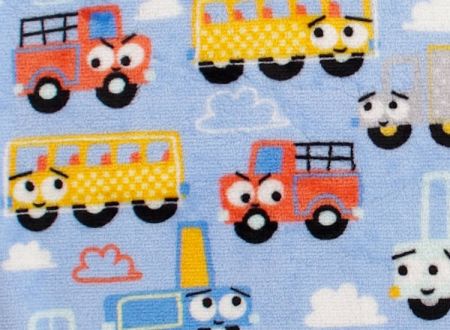 Kaarsgaren Deka Flanell fleece autíčka 70x100cm