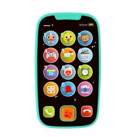 Bo Jungle Mobilní telefon B-My First Smart Phone Blue