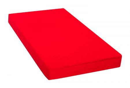 Kaarsgaren 2v1 Červené prostěradlo 120x200cm a chránič matrace