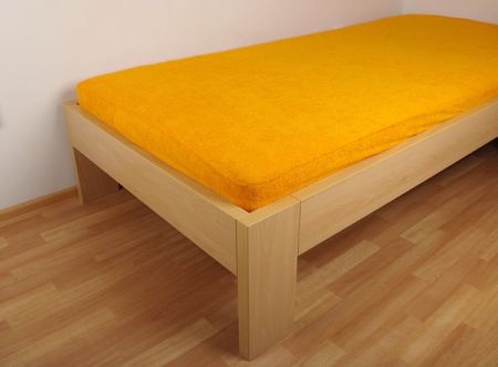 Kaarsgaren Nepropustné prostěradlo 41x90cm oranžové froté - doprodej