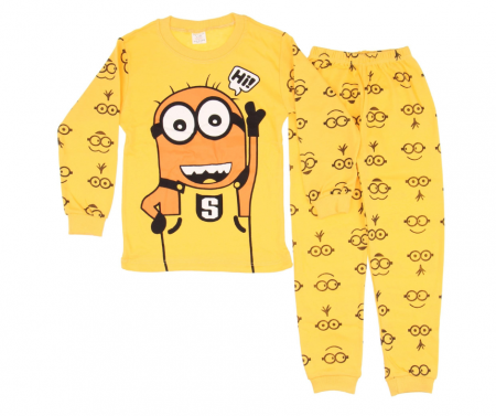 Dětské pyžamo dlouhý rukáv Minions 98 cm