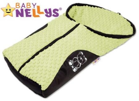 Fusák nejen do autosedačky Baby Nellys ® MINKY - mátový