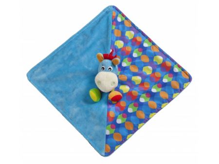 Playgro - Mazlící dečka oslík modrý