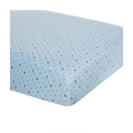 Bebe-Jou Napínací Prostěradlo Bébé-Jou Fabulous , Hero 60x120 Barva: modré