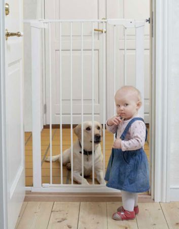 Baby Dan Vysoká zábrana Babydan Premier PET GATE 73-80 cm bílá Barva: bílé