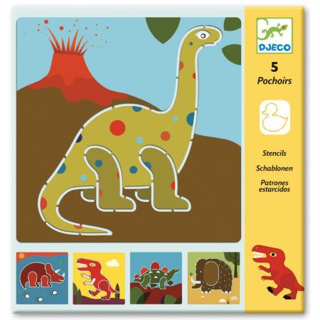 DJECO Šablony dinosauři