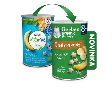 GERBER GERBER Organic křupky banánové 35 g